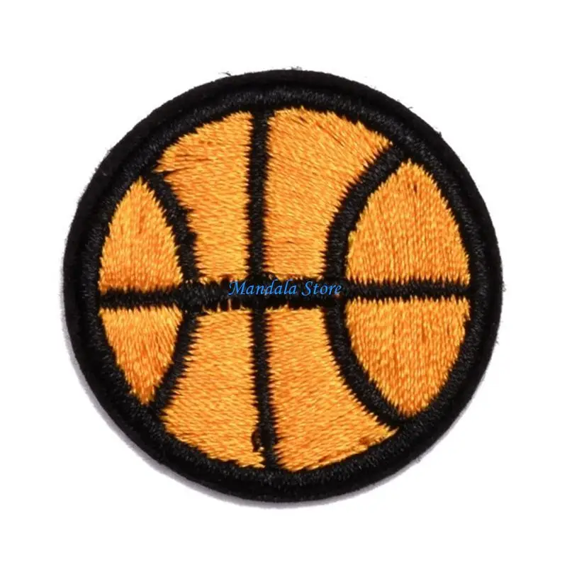 

U2JC 12 Pcs Football Embroidered Iron On Patches Sew On Embroidered Applique Decoration Sewing Patches for Bag Jeans Clothes