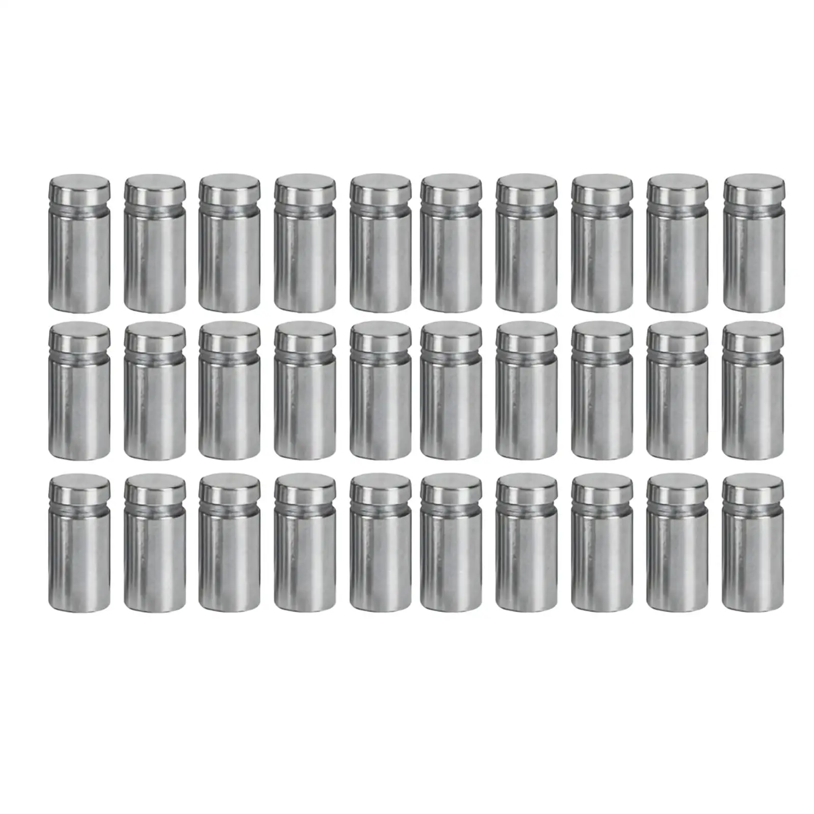 30 Pieces Sign Standoff Screws Mounting Hardware Professional Wall Mounts