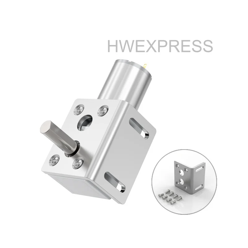 

JGY370Motor Worm Gear Motor 8MMLong Shaft Motor High Torque Self-locking Motor12V24V6V