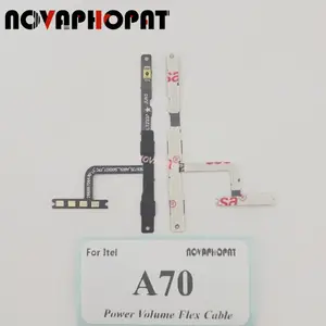 Bilashmart Novaphopat Itel A70 A665L Power On Off Volume Up Down Ribbon Power Button Flex Cable Ribbon