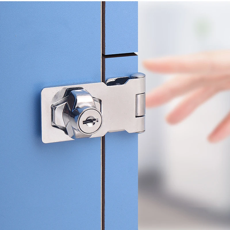 Punch-free With Lock Drawer Locks Letter Box Locker Double Door Cabinet Lock Office Cabinet Security Combination Lock
