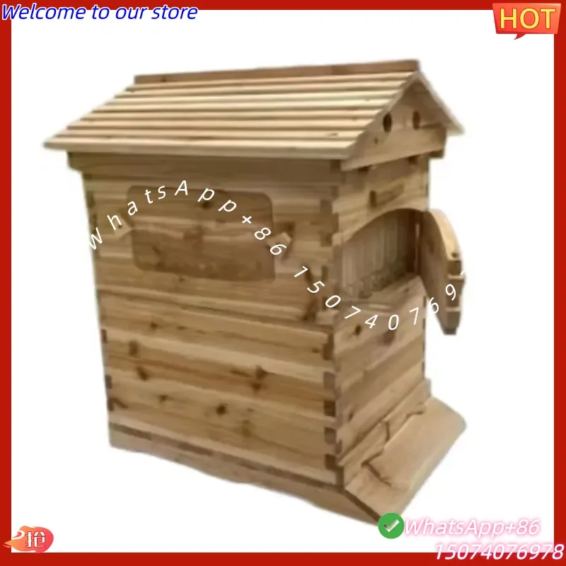 2026 Factory Price Small Scale Automatic Beehive Wooden Structure Ideal for Backyard Beekeeping and Honey Farms