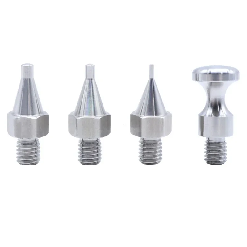 

4Pcs Car Body Paintless Dent Repair Tool Hammer Head Stainless Steel Tip Hybrid Hammer Head Bundle Screw Interchangeable Tip Set