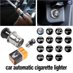 Para Alfa Romeo 159 156 Stelvio 147 166 GT Mito Brera Sportiva coche portátil encendedor de cigarrillos automático encendido accesorios de automóvil