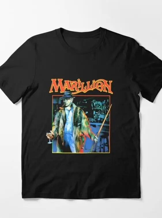 

Классическая футболка MARILLION BAND с графическим рисунком, Хлопковая мужская и женская рубашка TE6749