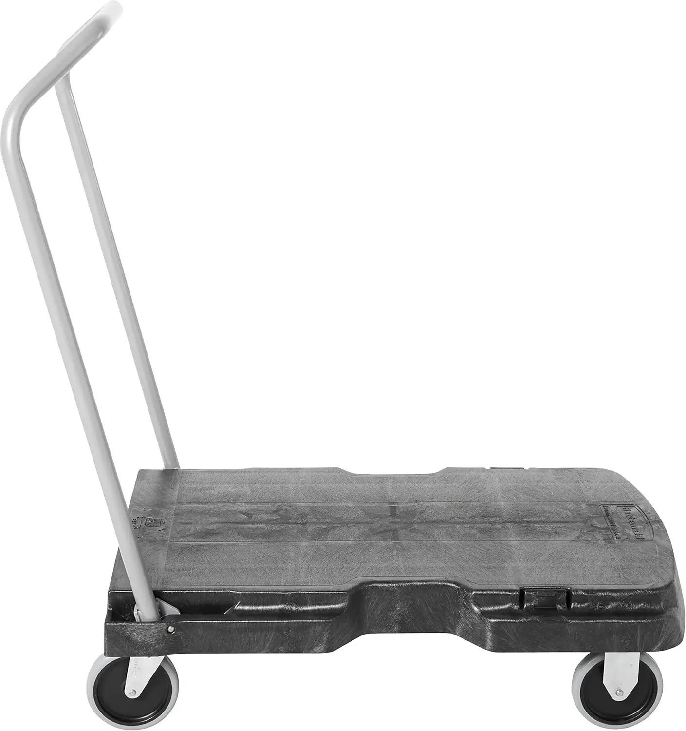 Commercial Products Triple Trolley Folding Handle Dolly/Cart/Platform Truck with wheels, 500 lbs Capacity, for Moving/Warehouse/