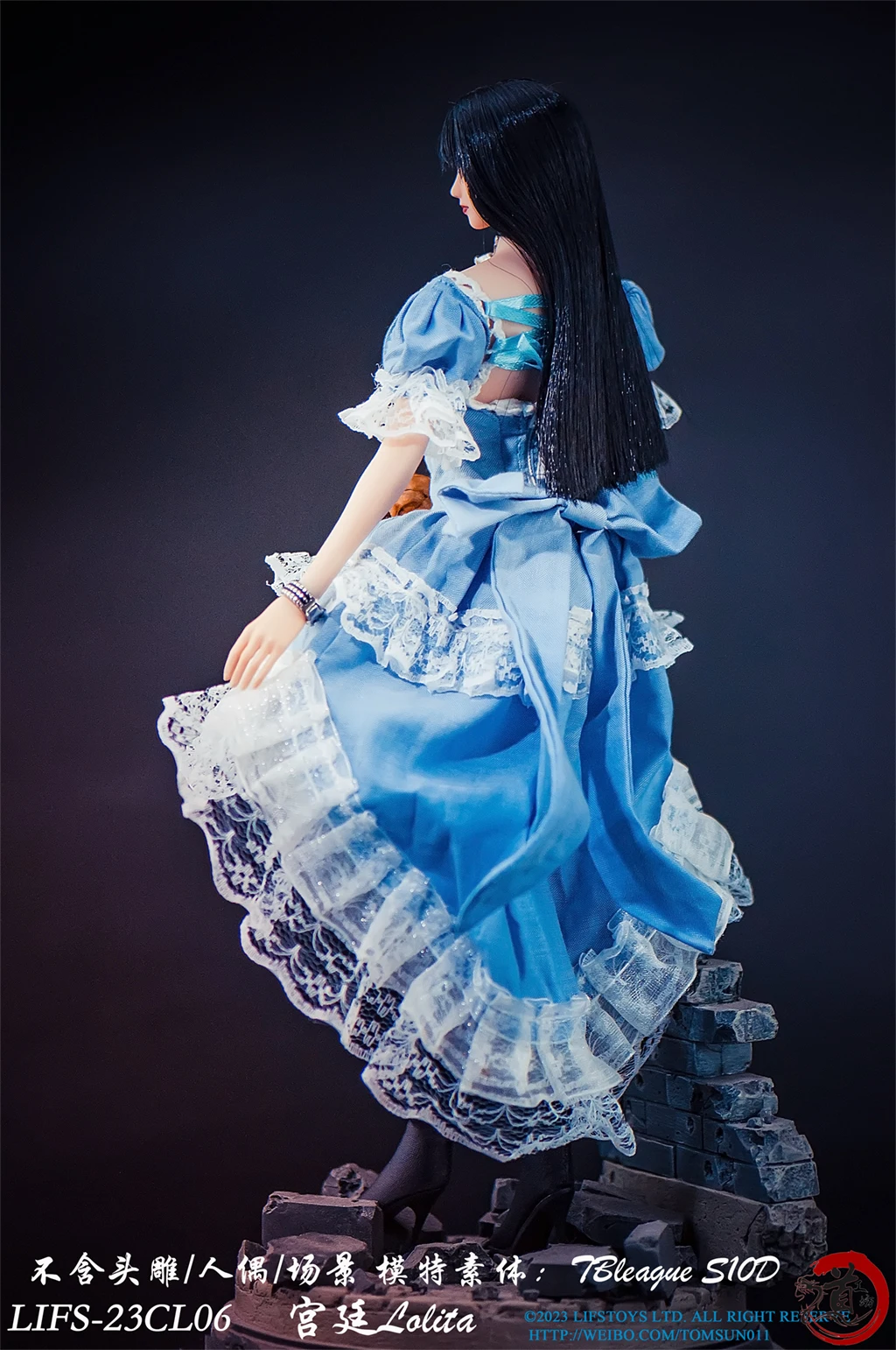 LIFS23CL06 1/6スケール 女性 ロイヤルゴシックスタイル コルセットドレス服 モデルフィット 12インチ TBL PH S10D ソルジャーアクションフィギュア ボディドール
