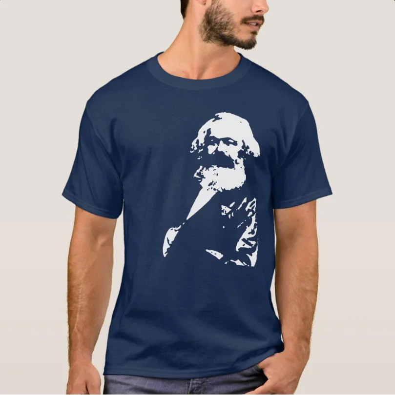 German Revolutionary Karl Heinrich Marx T-Shirt 100% Cotton O-Neck Summer Short Sleeve Casual Mens T-shirt Size S-3XL