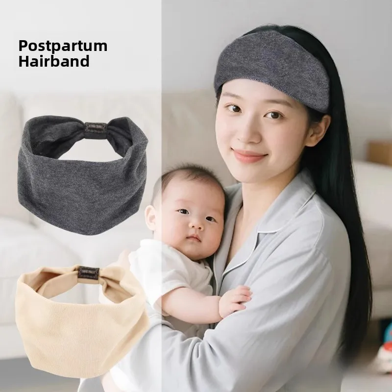 

Postpartum Women's Thin Headband Windproof Sp Cap Summer Spring Autumn Seasonable Lightweight Headscarf for Nursing Mothers