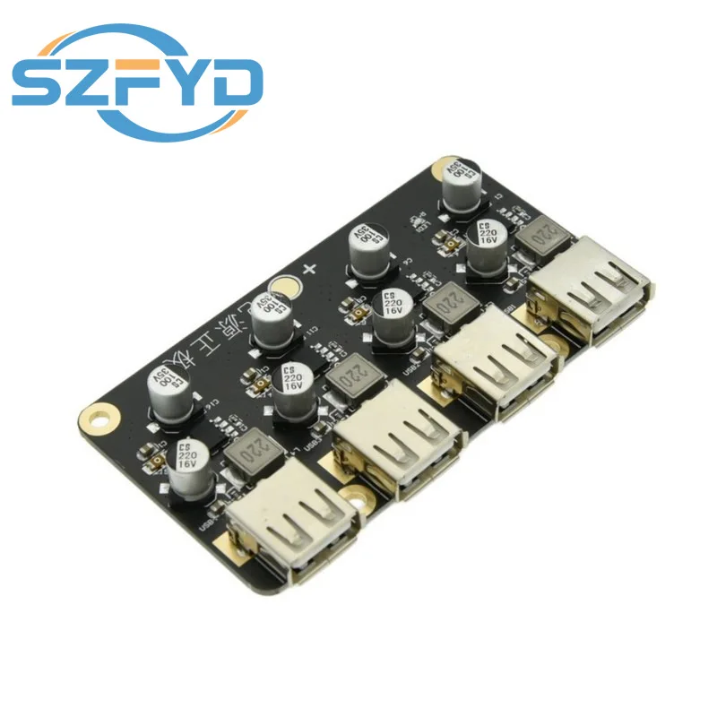 Cargador USB QC3.0 reductor 6-32V a 5V 3A módulo carga rápida