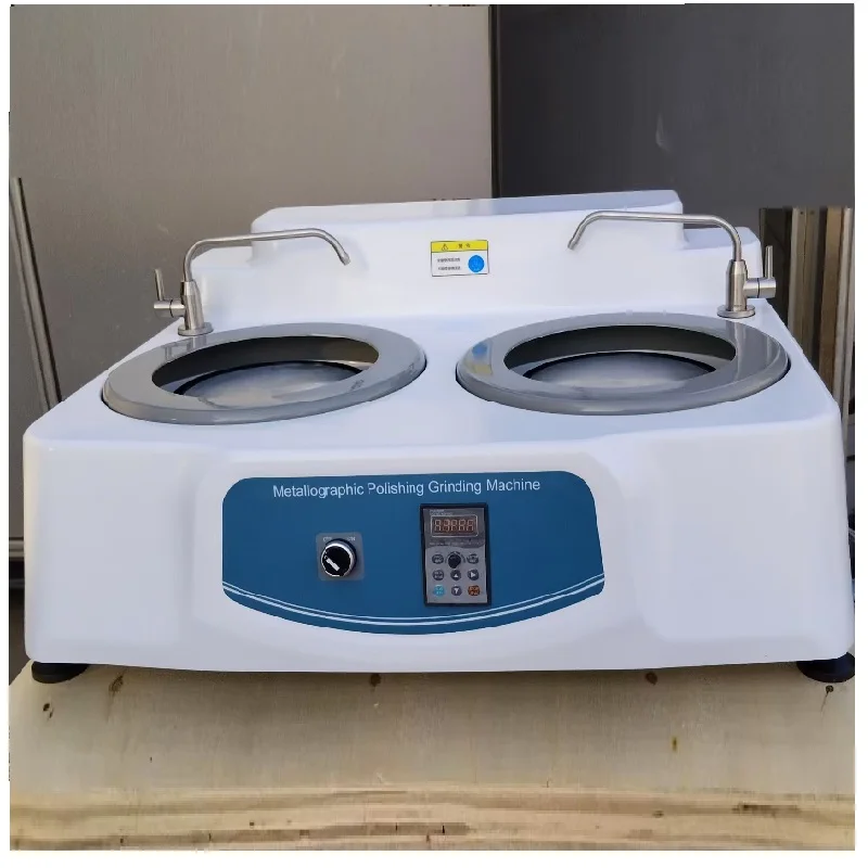 OEM Support MP-2B Stepless Speed Metallographic Sample Preparation 2 Plates Metallography Specimen Grinding Polishing Machine