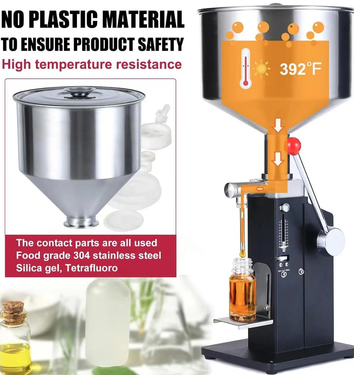 Manual Filler Honey Paste Bottle Quantitative Filling Machine