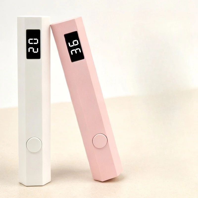 Mini Portable Nail Lamp Fast Drying LED UV Gel Curing Light USB Rechargeable Compact Travel Friendly Manicure Dryer