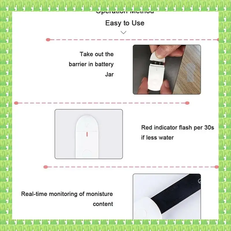 

2X датчик влажности почвы монитор растения цветок почва гигрометр детектор растений уход за сада измеритель влажности посадки