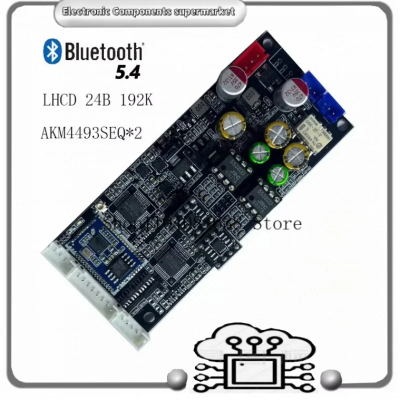 

Dual AK4493 DAC Bluetooth 5.4 Audio Decoder QCC5181 Lossless Receiver U Disk APP Control HiFi Amplifier music