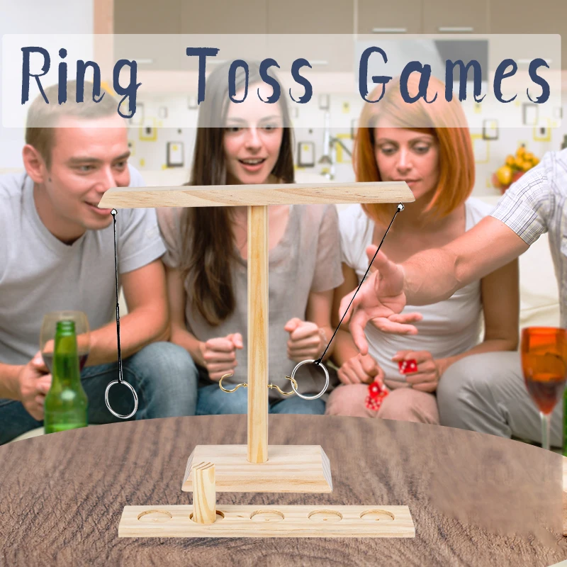 Ring Toss Game For Adults Hook And Ring Game Handmade Wooden Toss Game For Adults Outdoor Indoor Games Patio Decor Yard Games