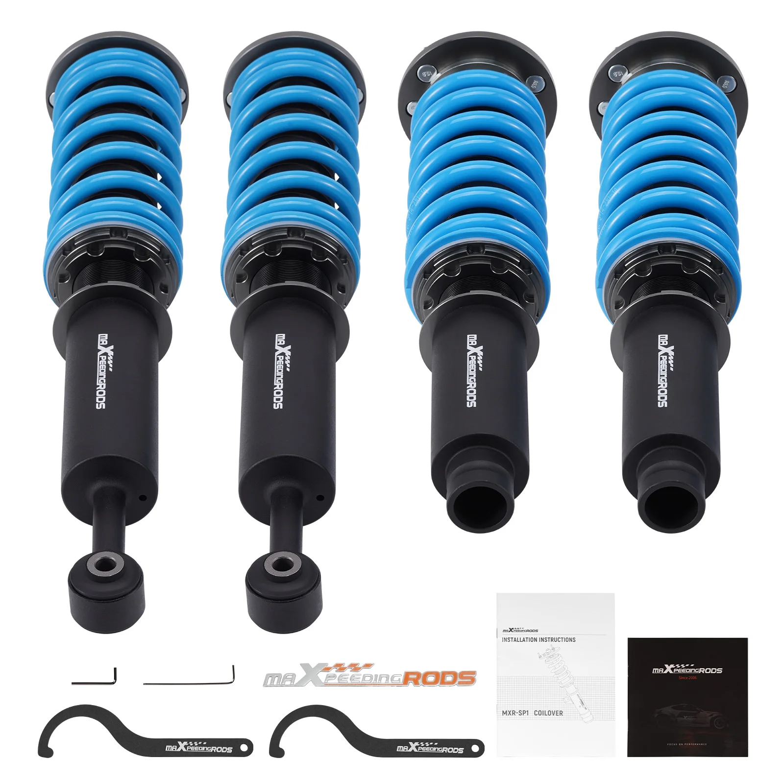 MaXpeedingrods COT6 Damper Coilovers Lowering Suspension Kit for Acura TSX 04-08 Adjustable Coilovers Lowering Kit