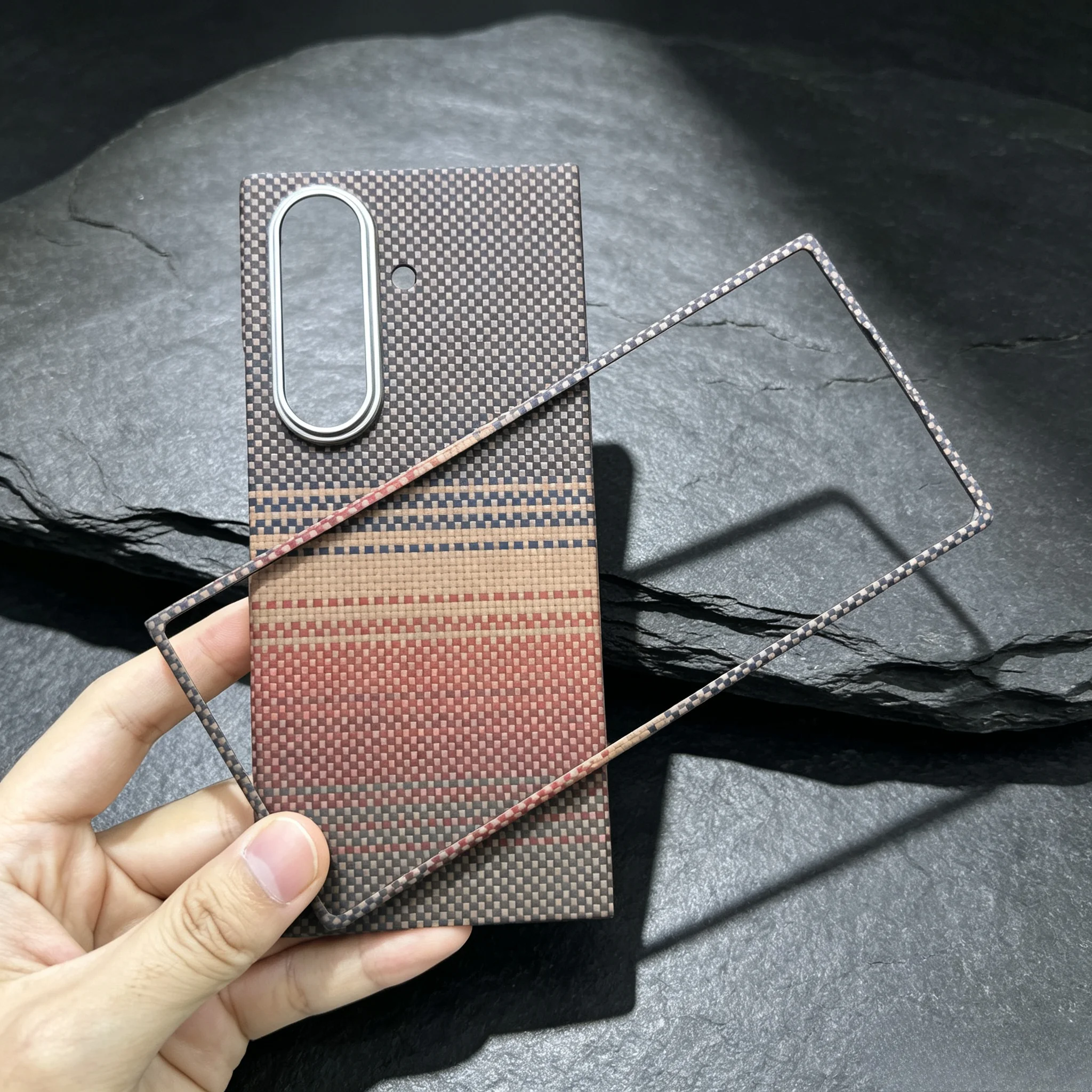 Genuine Aramid Carbon Fiber Original Bare Hand Feel Case For Samsung Z Fold 8 Ultra 7 For Magsafe Charging Slim Shockproof Cover