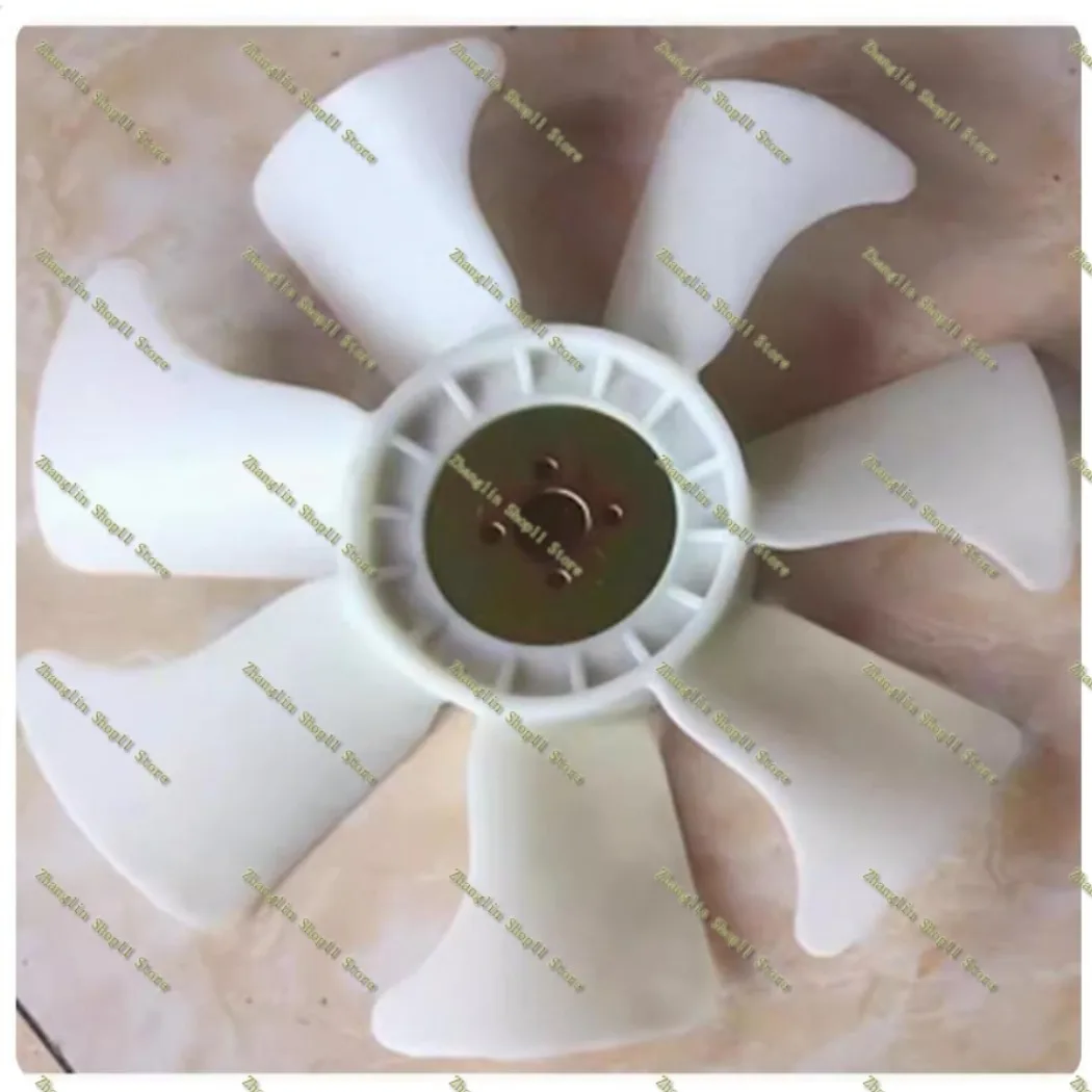 3D84 Fan Blade Excavator Accessories Komatsu PC30 Engine Water Tank Cooling Fan Blade 7/10 Leaves