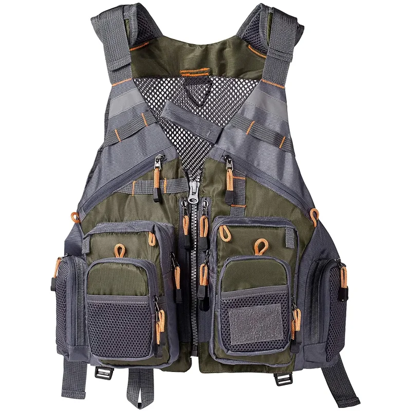 

Lightbare Breathable Fishing Vest Sports Adjustable Outdoor Swim Vest Fishing Tackle