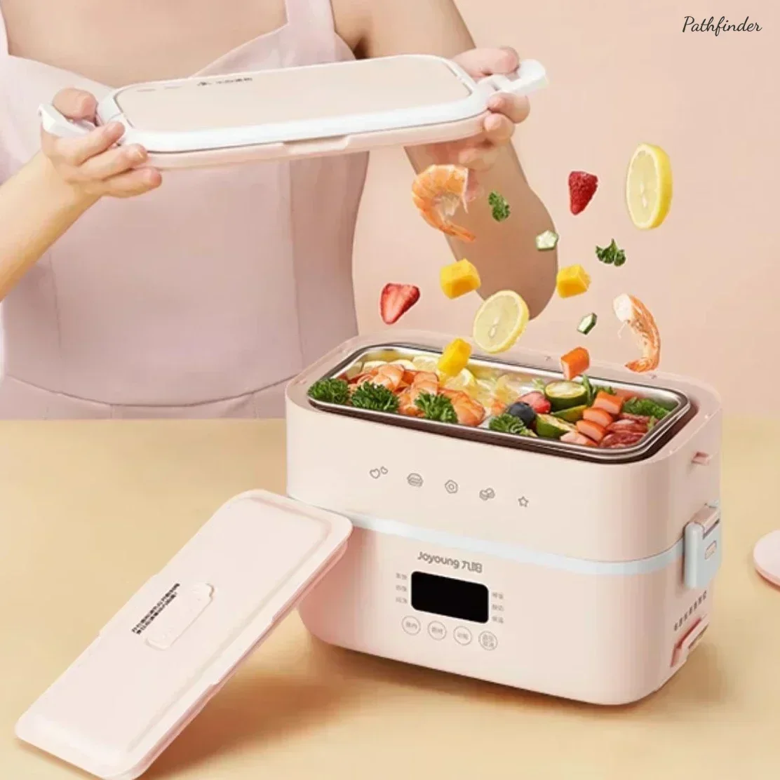 Electric Heating Lunch Box: Plug-In and Keep Warm. For Office Workers. Office Artifact. New Heating Lunch Box.