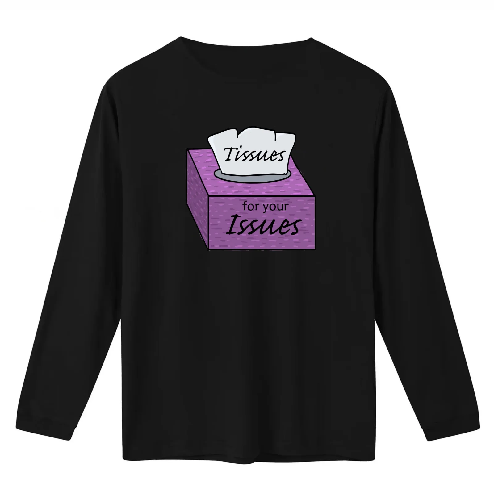 Tissues for your issues T-Shirt Summer Casual Cotton Tee Oversized Streetwear Tops Vintage Graphic Print Unisex Men Women