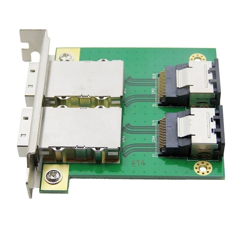 Dual Ports Mini SAS Internal SFF-8087 To External HD SFF-8088 Sas26p PCI SAS Adapter Card Accessories