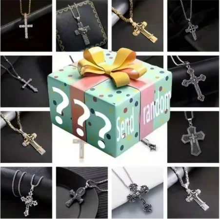 

Premium Jewelry Mystery Box | Surprise Gift for Her. Assorted Necklaces, Anklets, Earrings & Rings, Ideal for Family, Lovers, Friends and Valentine's Day