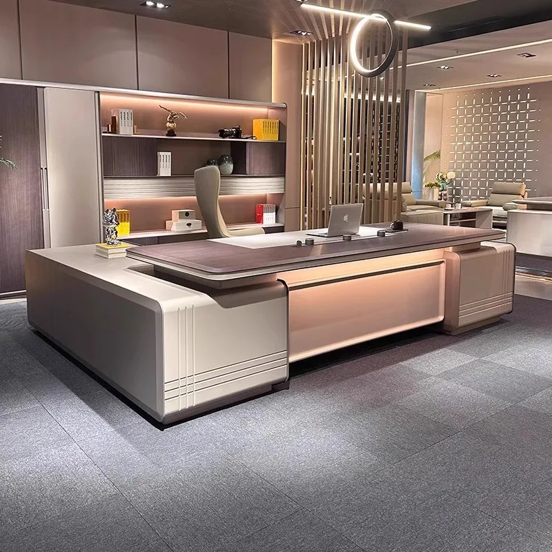 

Boss Table, Simple Desk, Modern Chairperson's Desk, President's, General Manager's