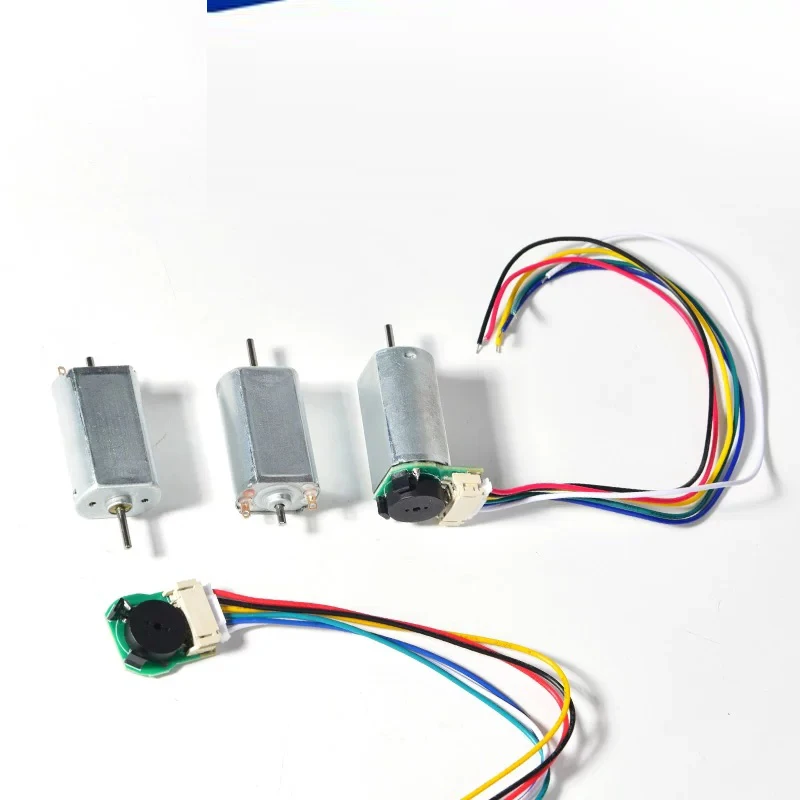FF180 DC Micro Motor DC 12V Motor 24V Dual Output Shaft Motor Hall Encoder Small Motor