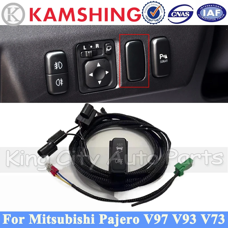 

CAPQX ABS Anti-skid Switch For Mitsubishi Pajero V97 V93 V77 V73 Pajero Sports ABS Anti-skid Switch Wiring Harness