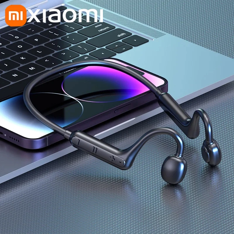 سماعة أذن بلوتوث من Xiaomi، سماعة رأس لاسلكية مثبتة على الرقبة، سماعات أذن مفتوحة من الخلف، توصيل صوت سلس، عمر بطارية طويل