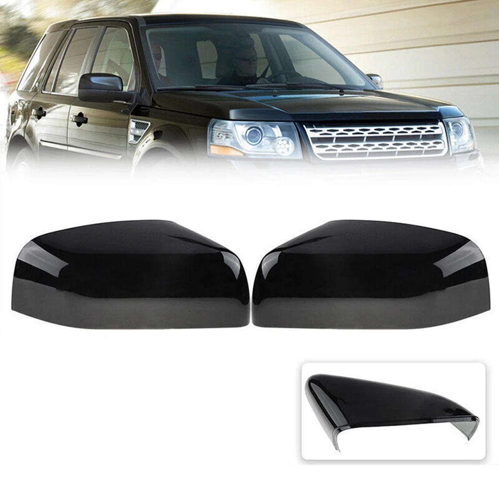 

Gloss Black Wing Mirror Covers for Land For Rover For Discovery 4 LR4 For Rover Sport Enhance Safety and Style
