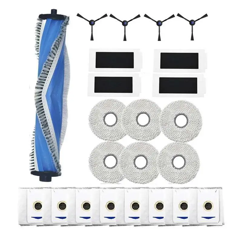 ecovacs-deebot-t30-pro-omni-t30-max-t30-ddx14用掃除機アクセサリー-メインサイドブラシ-フィルター-ラグ-ダストバッグ-aea8-23個セット