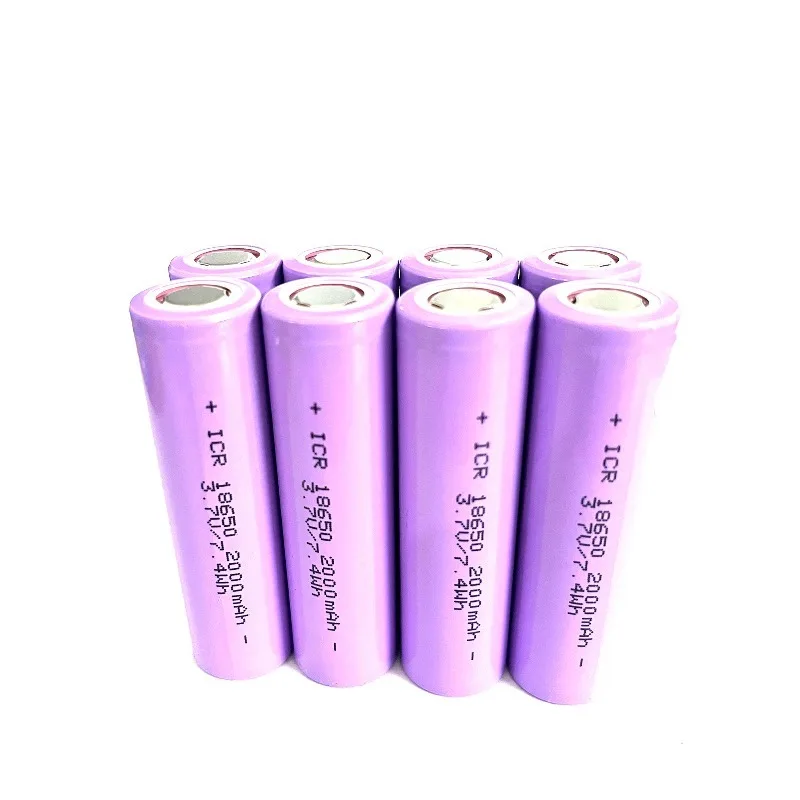 ICR 18650 بطارية 100% الأصلي 3.7 فولت 2000 مللي أمبير بطارية قابلة للشحن ل دراجة كهربائية سكوتر بطارية مصباح يدوي البطارية