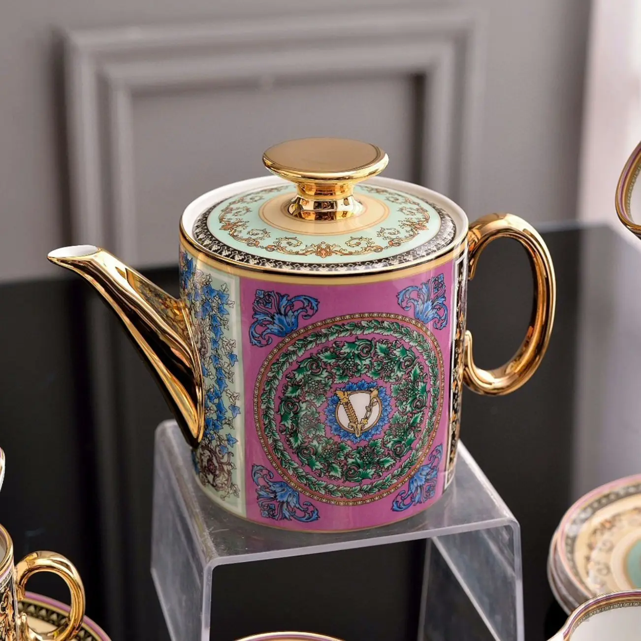 

Factory Direct 2026 Top Rated New European Kaleidoscope Bone China Coffee Cup