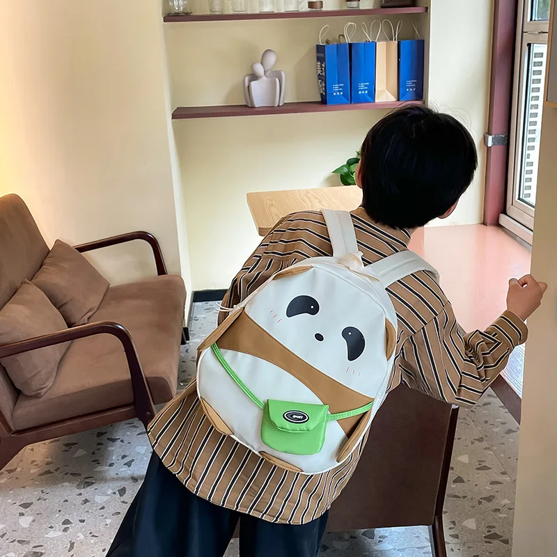 Kinderen Rugzak Voor Jongen Schooltas Moeder Kinderen Tassen Voor Meisje Peuter Rugzakken Panda Schattige Cartoon Rugzakken Mochila Рюкзак Bolsa