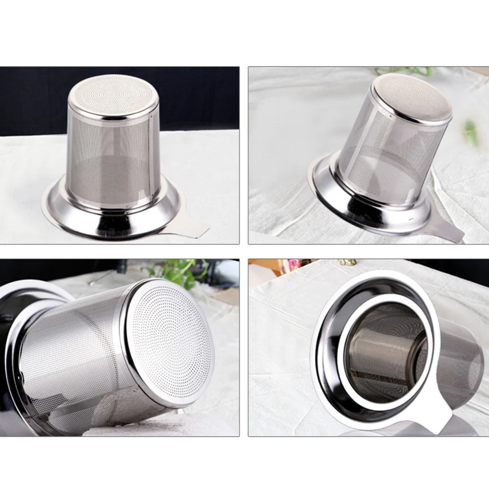 

Stainless Steel Coffee Strainer Mesh Tea Strainer Filter Handle Convenient for Home Kitchen Coffee Tea Infuser