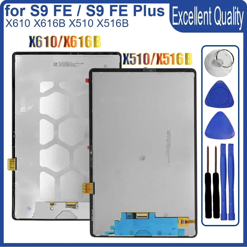 

New LCD for Samsung Galaxy Tab S9 FE X510B LCD Touch Screen Digitizer Replacement for Samsung Tab S9 FE Plus X616B LCD Display