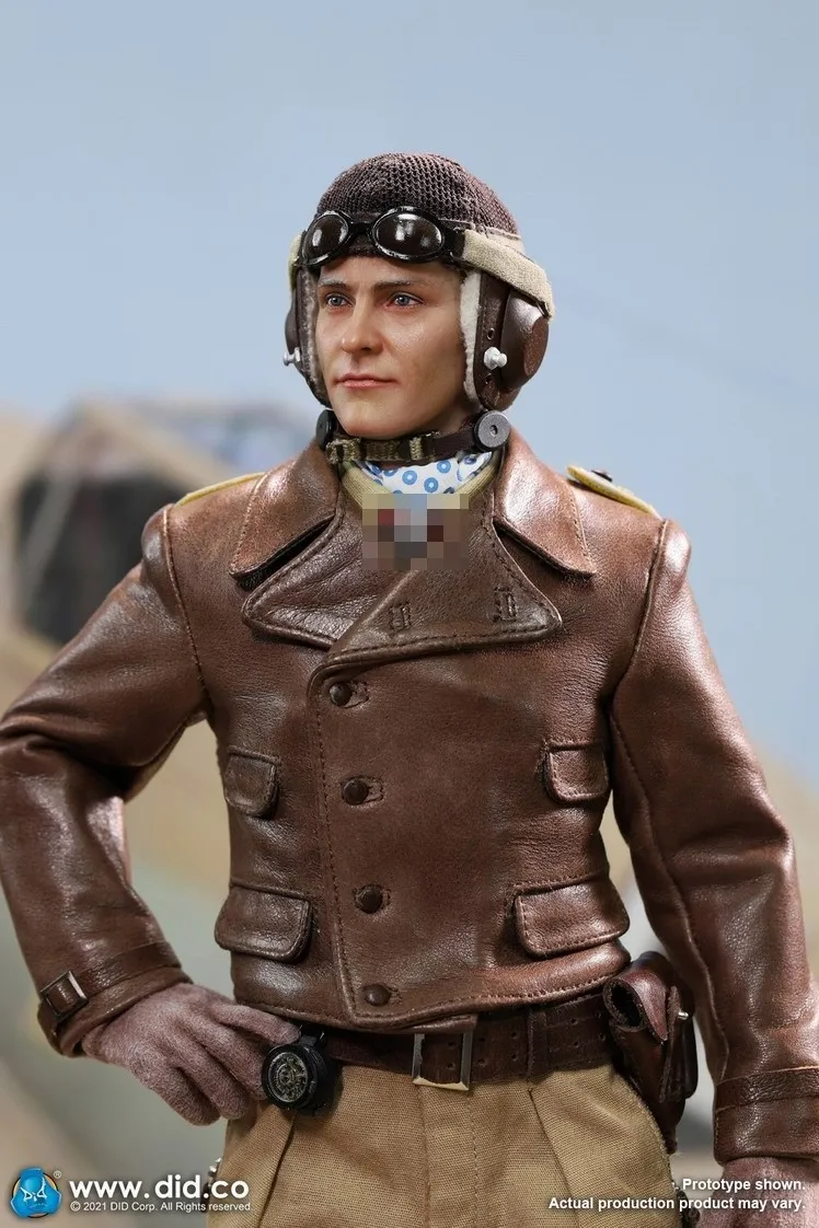 DID D80154 1/6th WWII Series German Africa Ace Pilot Marr General Full Set Doll Action For Collectable