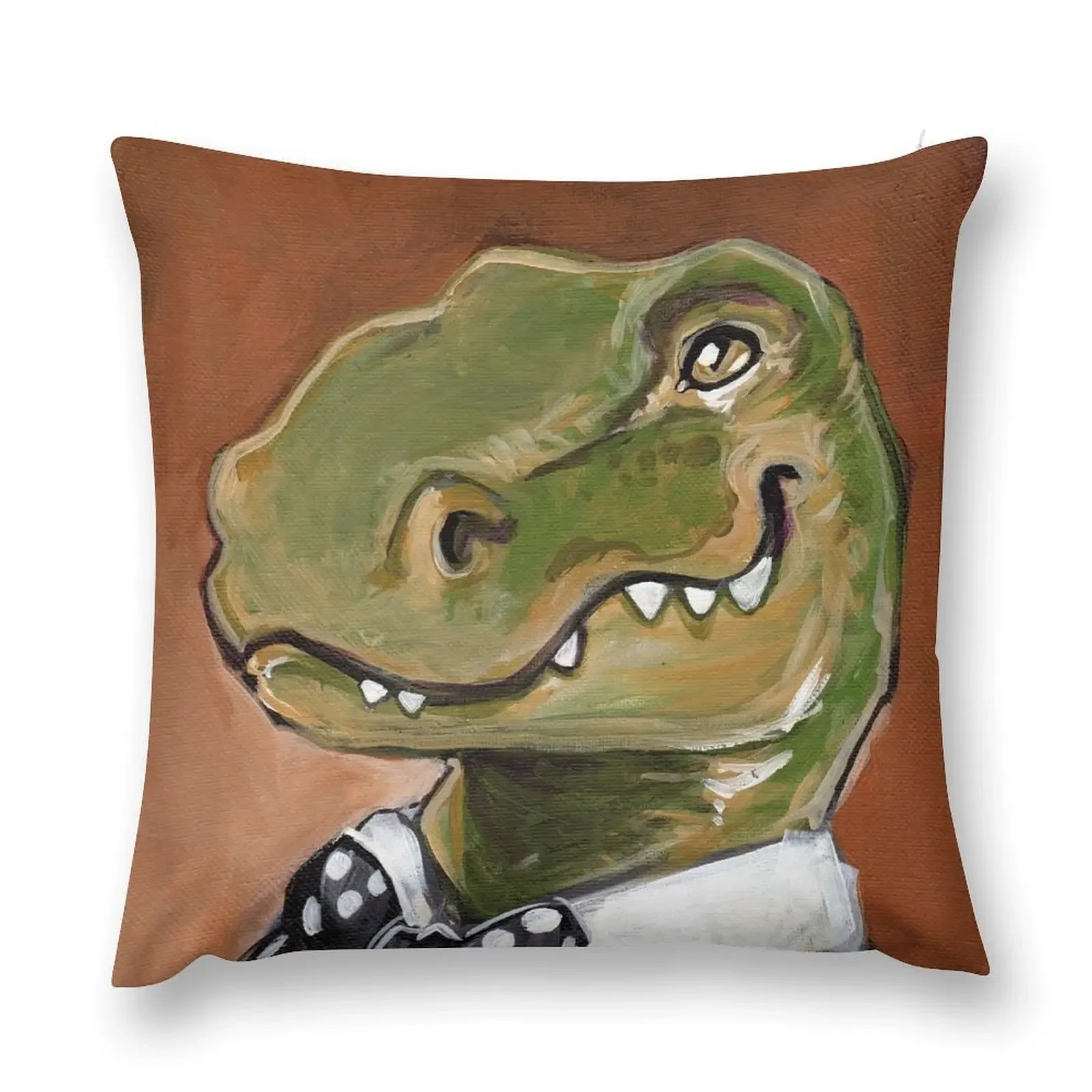 Dapper Trex Throw Pillow christmas pillow case Cases pillowcases supplies