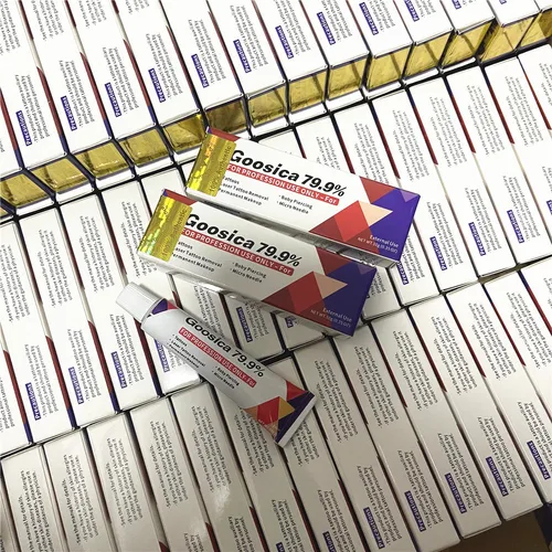 79,9% Goosica antes de la crema para el cuidado del tatuaje para maquillaje permanente 3D Microblading delineador de labios y cejas Art10g