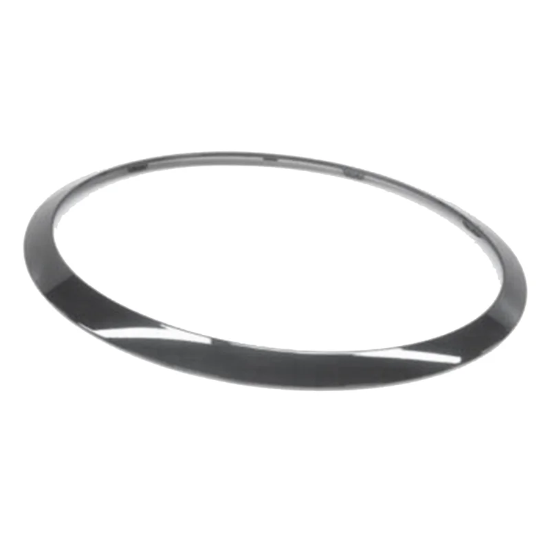 

1Pair Front Headlight Trim Ring 51137449209 51137449210 For Mini Cooper F55 F56 F57 2015-2017 Black Chrome Bezel Decor