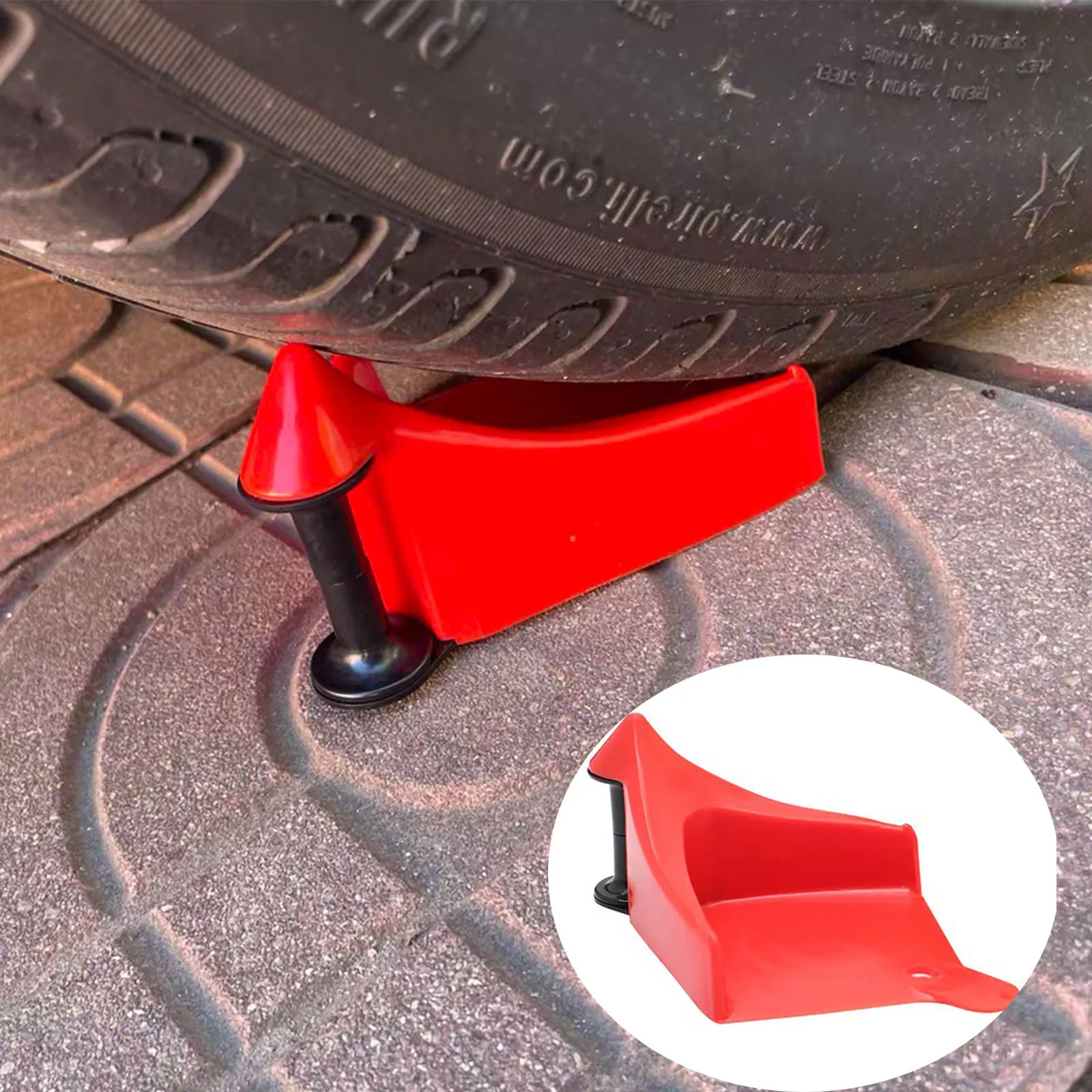 Improved 1/2 PACK RED Hose Slide Tire Wedge Car Wash Tube Anti-pinch Tools Car Hose Guides