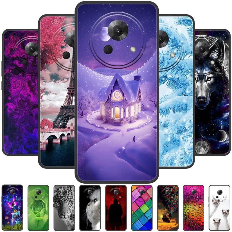 Case For Meizu Lucky 08 5G Coque Lucky08 Silicone TPU Phone Cover For Mei Zu Lucky 08 Fashion Color Printing Soft Fundas Bumper