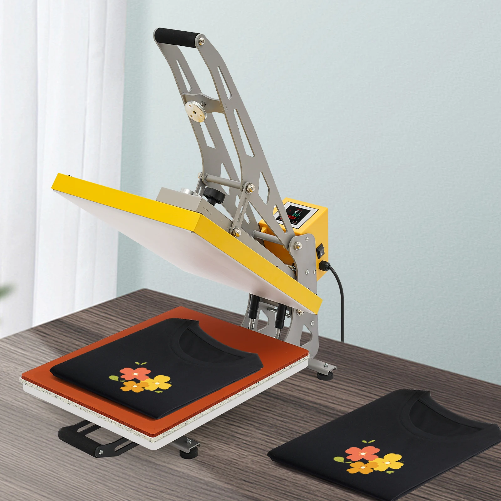 

Термопресс 40*50 см для печати узоров, регулируемый, для подушек и футболок, принтер для термопереноса