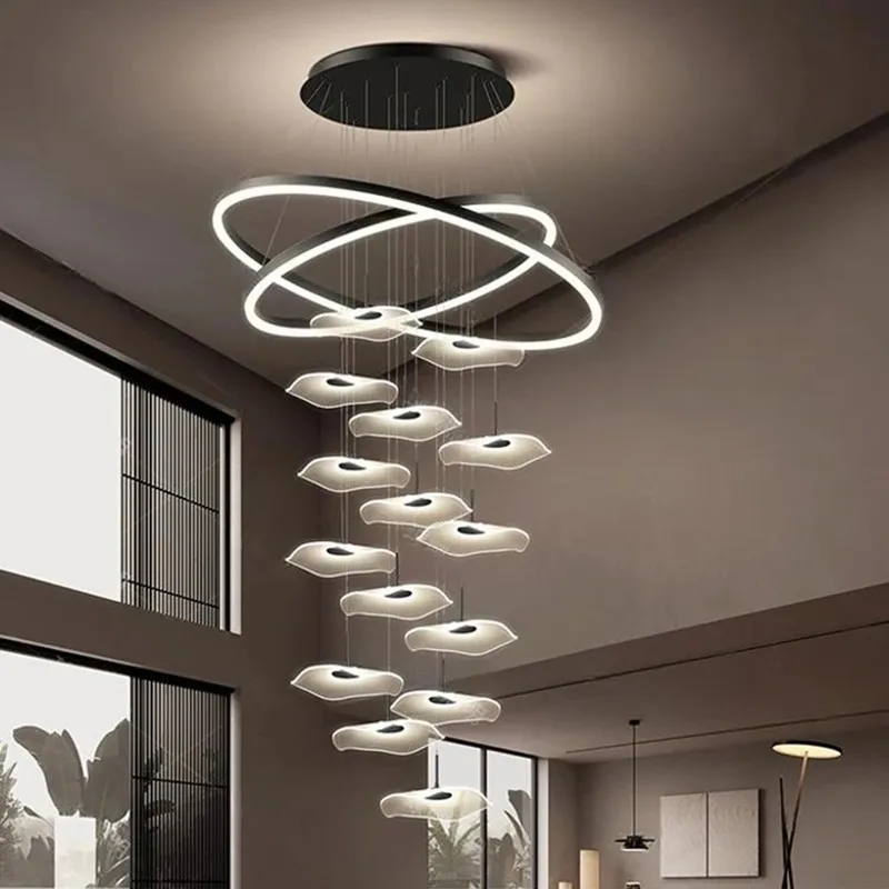 

Современный домашний декор, светодиодные светильники, подвесные светильники, лампы для лестницы, люстры для гостиной, подвесной светильник, внутреннее освещение