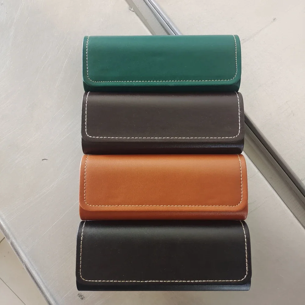 Fashionable and Generous Myopia Leather Glasses Case Leather Sunglasses Case  Eyeglasses Case Eyeglasses Case Glasses Pouch