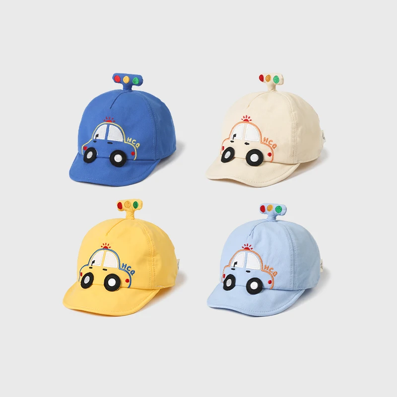 

Cute Traffic Light Baseball Caps for Kids Baby Sun Protection Outdoors Hat Unisex Children's Summer Fashionable Cap