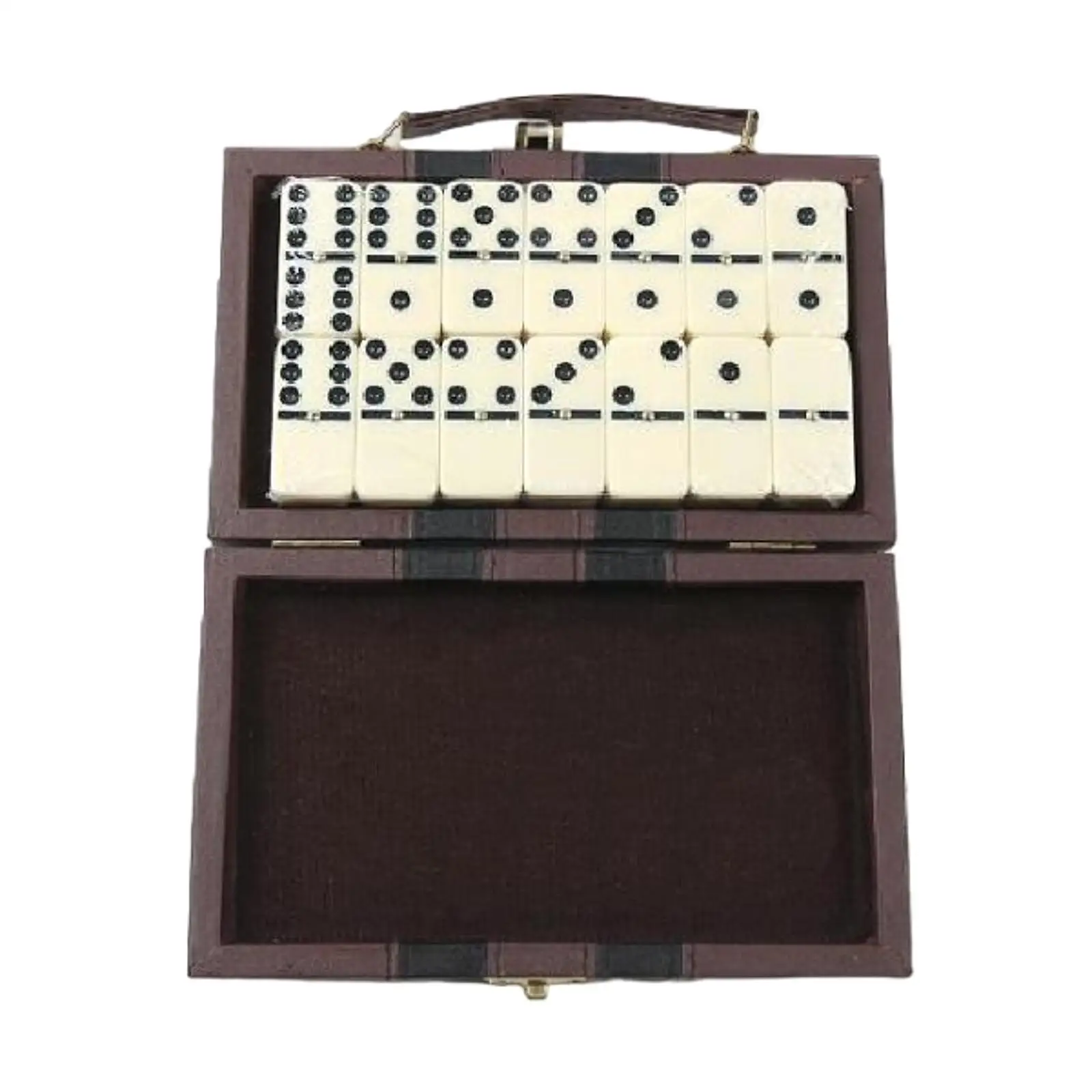 Ensemble de jeu de table portable double six es, jeu de table amusant et dimensionnel, 28 es